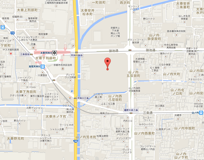 太秦キャンパスGoogleマップ
