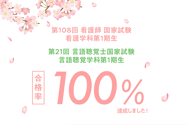 見事 看護学科 言語聴覚学科ともに国家試験100 合格達成 京都先端科学大学 Kuas