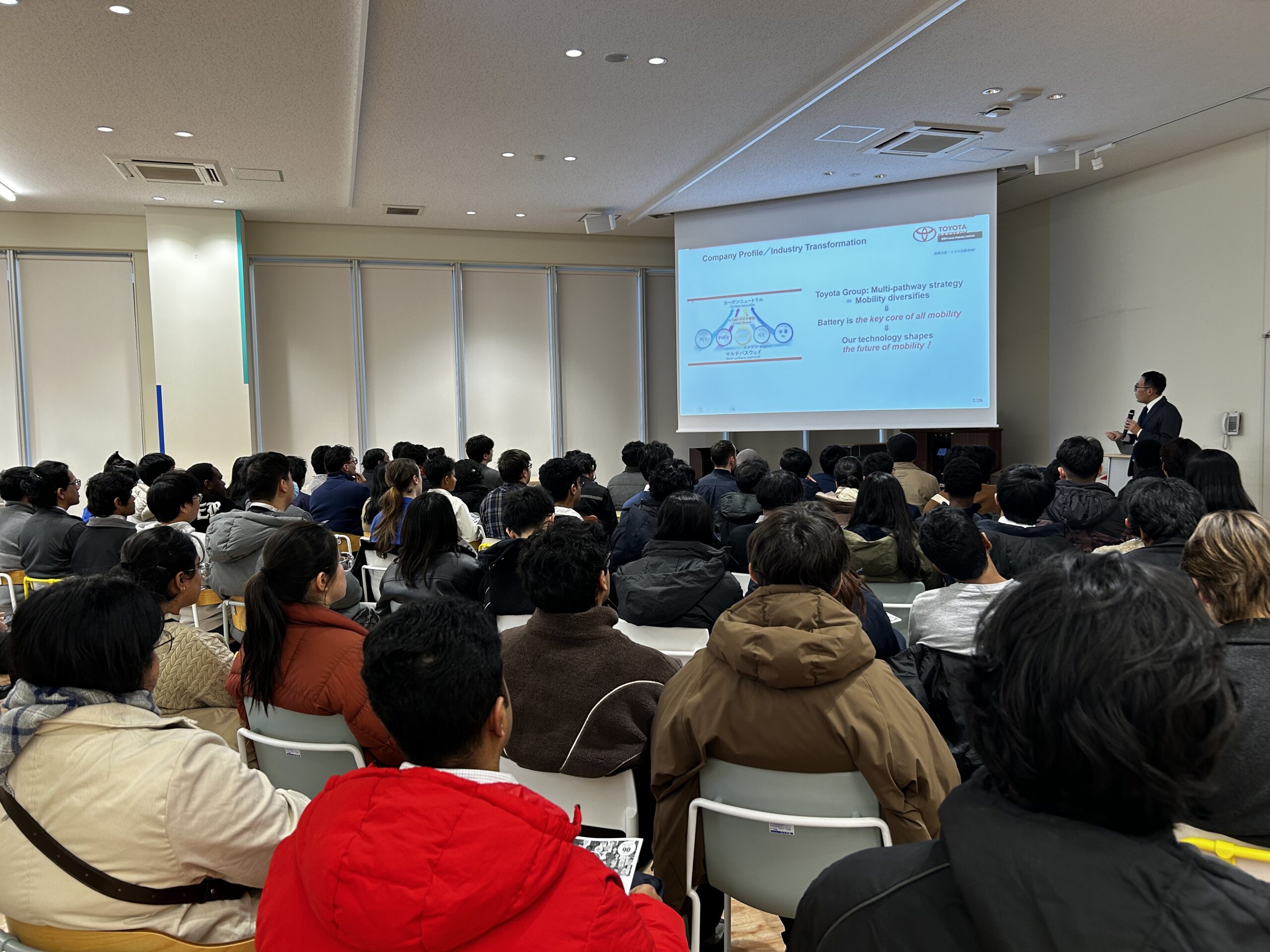 English Company Information Session by Toyota Battery Co., Ltd.