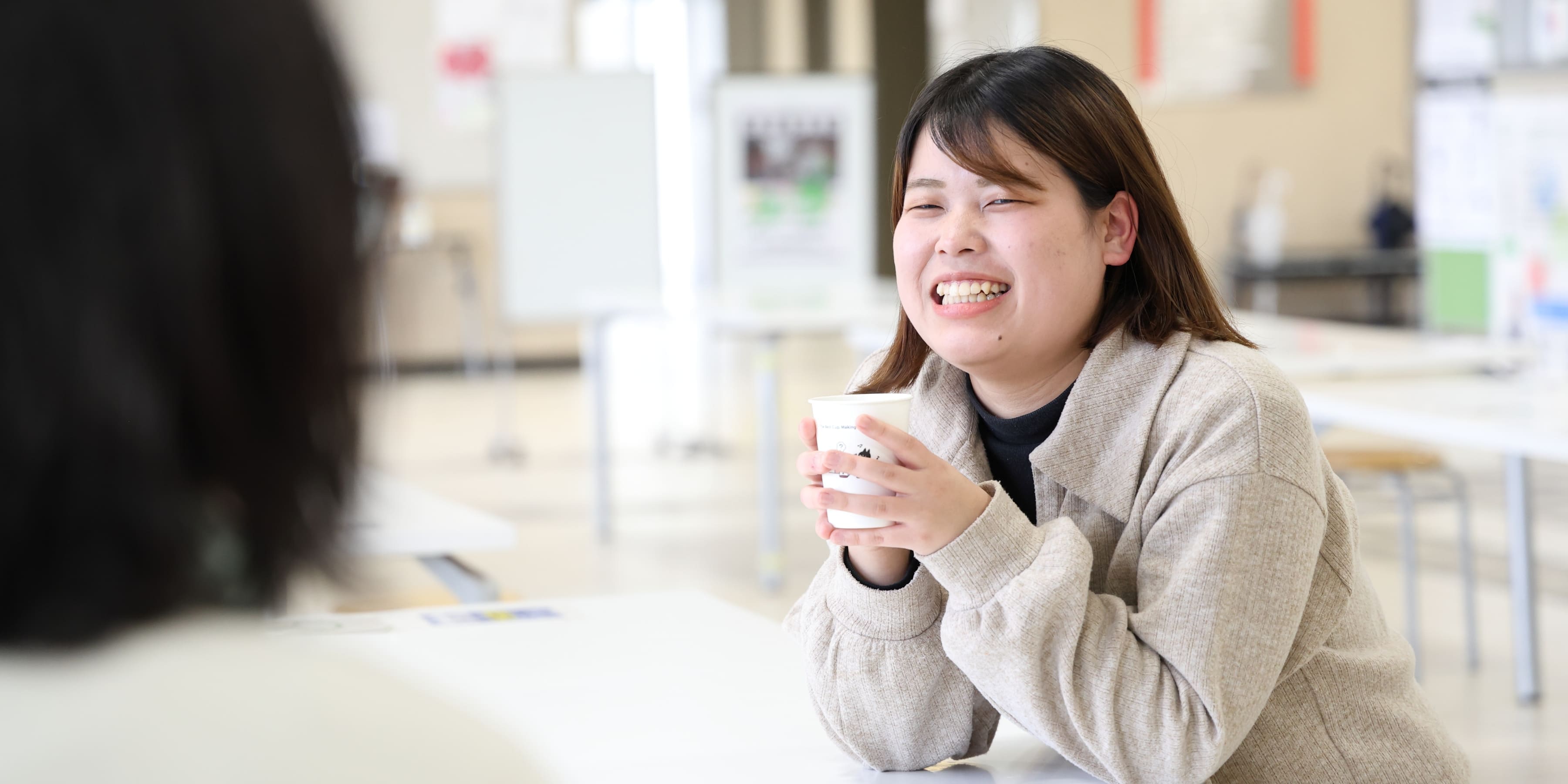 オープンキャンパスの学生スタッフのリーダーとして
