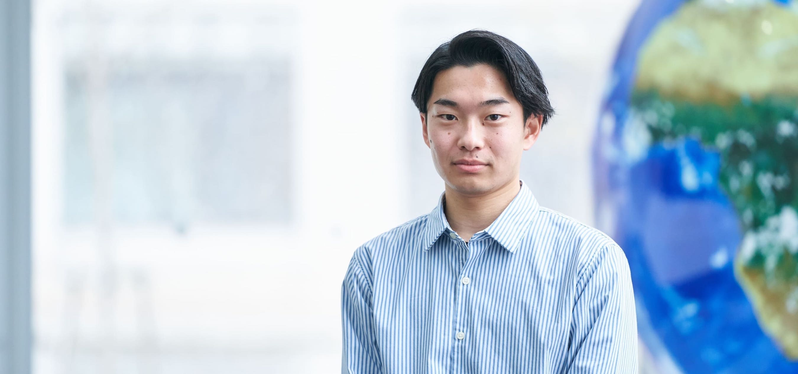 経済経営学部 経済学科4年生 福田春翔さん