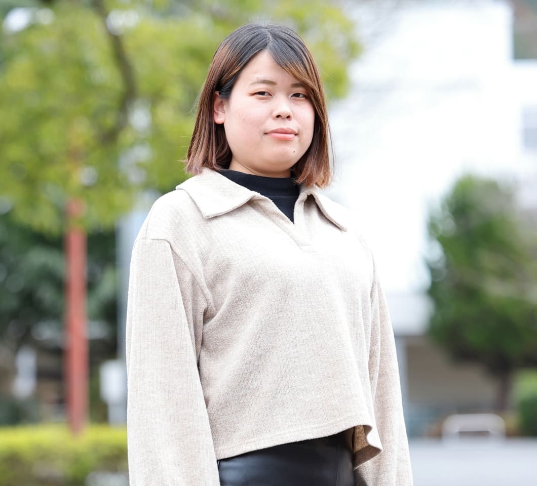 バイオ環境学部 食農学科4年生 後藤明日香さん