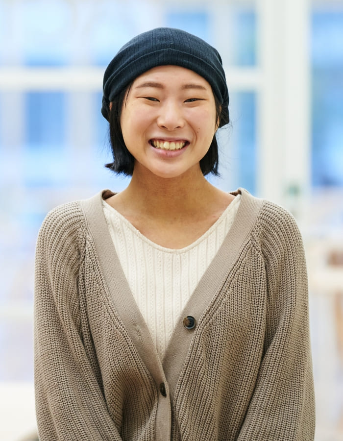 人文学部 心理学科4年生 奈良むらさ希さん