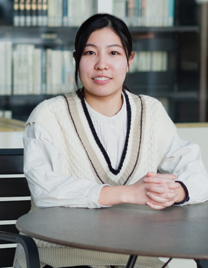 健康医療学部 看護学科4年生 大城香乃さん
