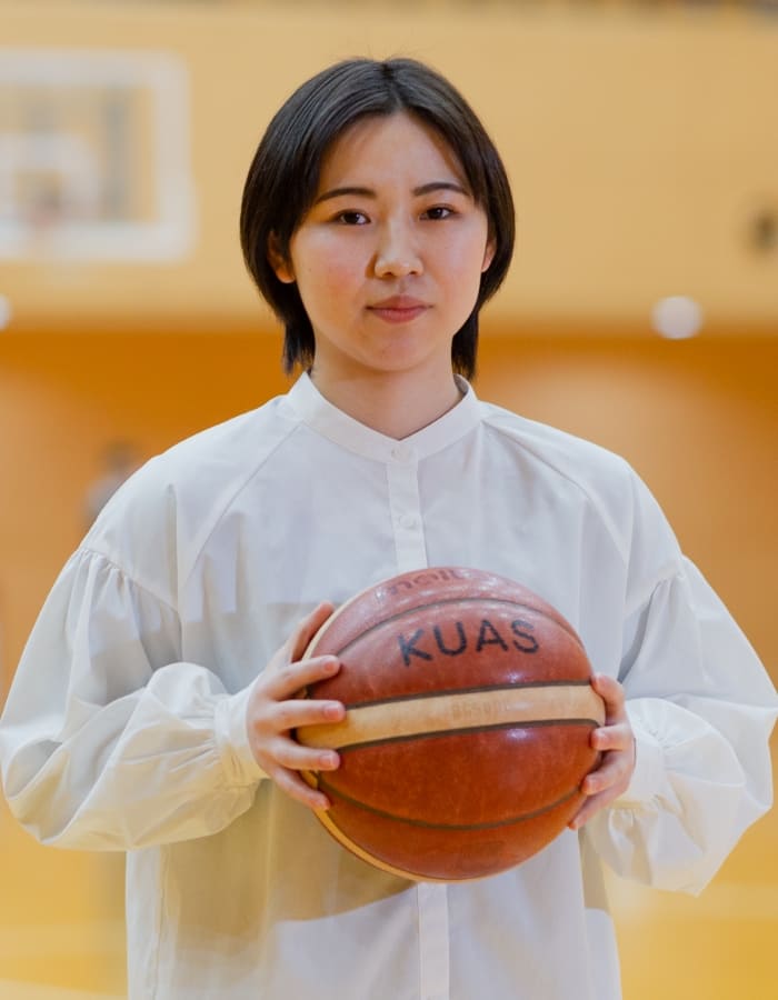 健康医療学部 健康スポーツ学科4年生 杉本亜以莉さん