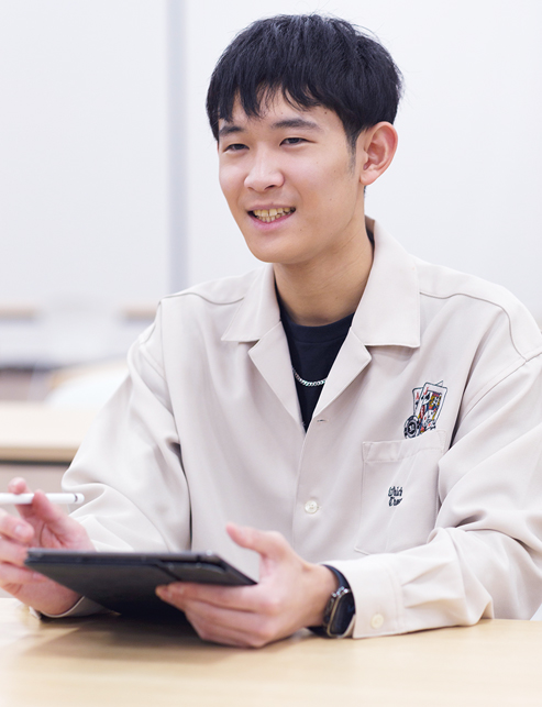 德山 颯さんのインタビュー写真3